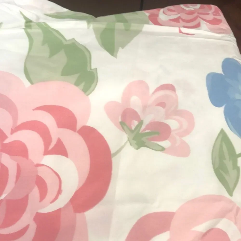 NEW Pottery Barn Kids Floral reversible, 100% cotton, twin duvet cover